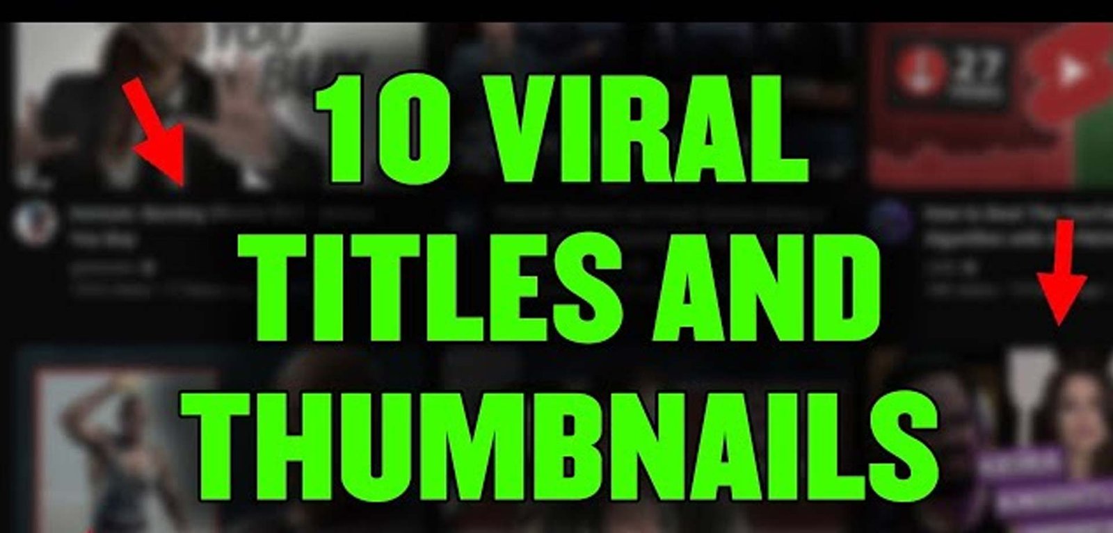 10 Types YouTube Titles That Go Insanely Viral